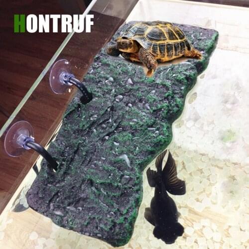 Eco-Friendly Material multi-size pet turtle drying platform automatic lifting platform tortoise Floating island crawling pet toy