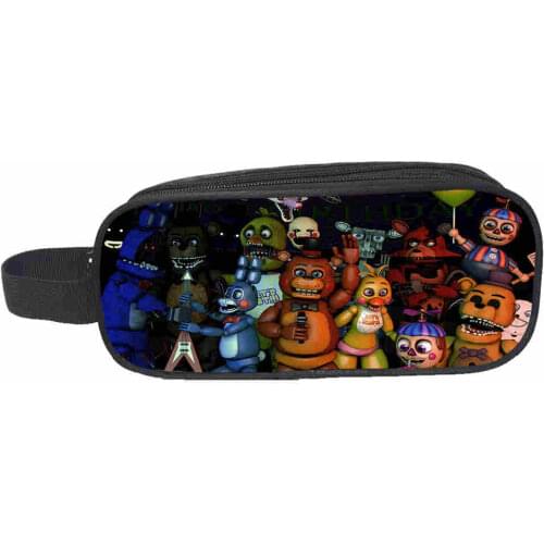 FNAF Handbags Freddy Chica Foxy Customized Women Men Teenagers Boys Girls Kid Toddler School Casual Pencil case Tote Bag Pouch
