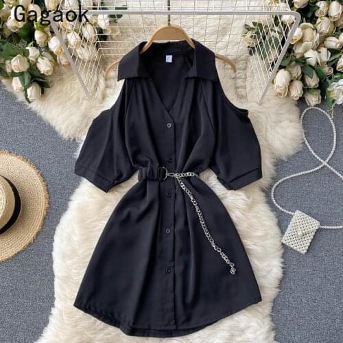 Летние платья мини Gagaok China At AliExpress