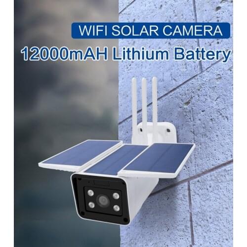 1080P Wifi Solar Powered IP Camera Waterproof Smart Home Outdoor Smartlife Remote Surveillance Camera Recorder