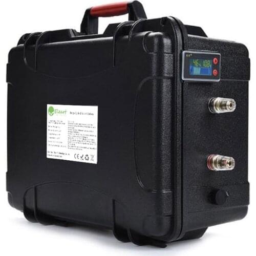 China lithium battery 48V 60ah lithium ion battery pack with built in BMS waterproof portable case for outdoor activities