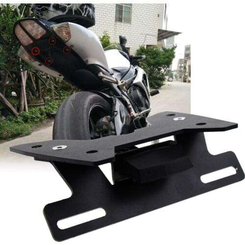 License Plate Holder Bracket LED Light for SUZUKI GSXR GSX-R 600/750 2008 2009 2010 K8 Motorcycle Tail Tidy Fender Eliminator