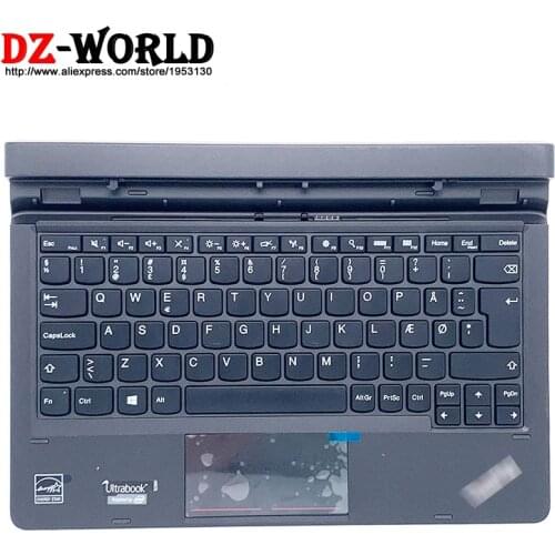 New Original DK Danish Base Keyboard for Lenovo Thinkpad Helix 2nd Gen 20CG 20CH Ultrabook 00HW409 00JT759