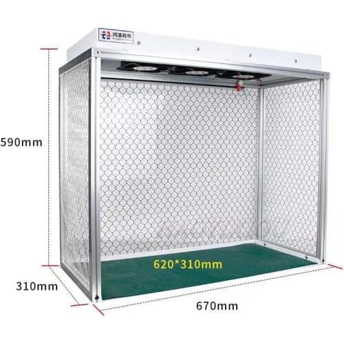 Newest Dust Free Room Desk Cleaning Anti-static Aluminum Alloy Dust Free Bench for LCD Refurbishment Phone Repair Equipment