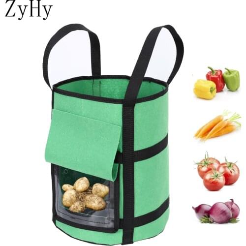 NEW 1-4 PCS Plant Grow Bags Potato Pot Greenhouse Vegetable Growing Bags Jardin Vertical Garden Tools For Home Garden
