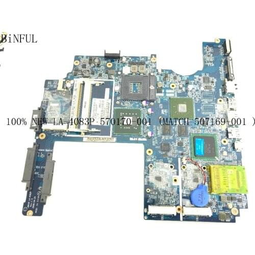 BiNFUL 100% NEW ITEM .. TESTED JAK00 LA-4083P MAINBOARD LAPTOP MOTHERBOARD FOR HP PAVILION DV7 NOTEBOOK PC WITH VIDEO CARD