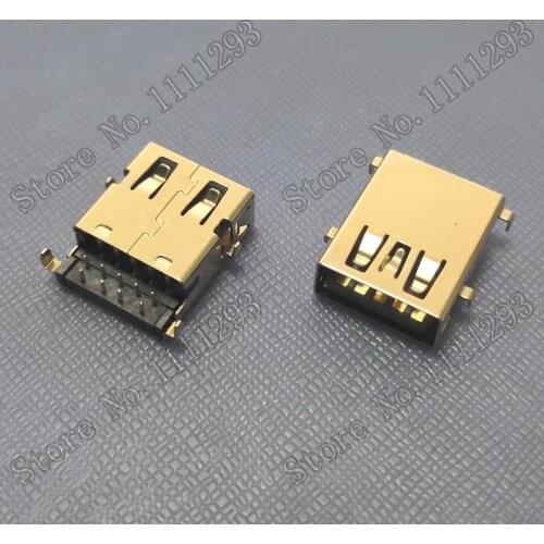 10pcs/Lot 3.0 USB Jack Soket Connector for ThinkPad New S2 ( 20GUA004CD ) 13.3 Laptop USB3.0 Port