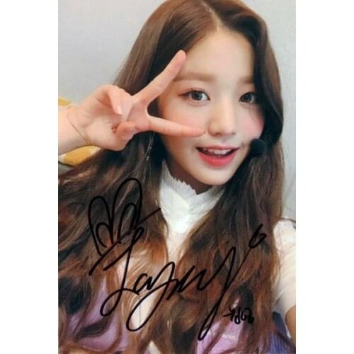 Hand signed IZ*ONE Izone Jang Won Young autographed photo 5*7 K-POP 102018A