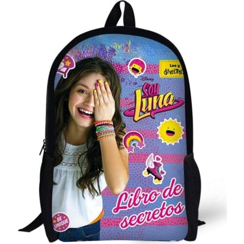 School Bags for Girls Soy Luna Girls Princess School Backpack Children School Bags Mochila Escolar