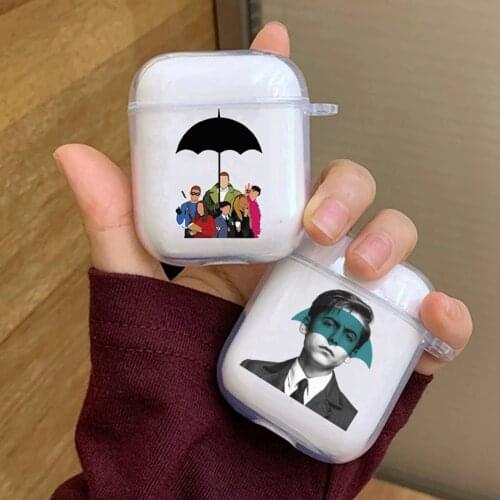 The Umbrella Academy Headphone Case For Apple Airpods 1/2 Shockproof Silicone Protection Wireless Earphone Air Pods 2 Box Cover