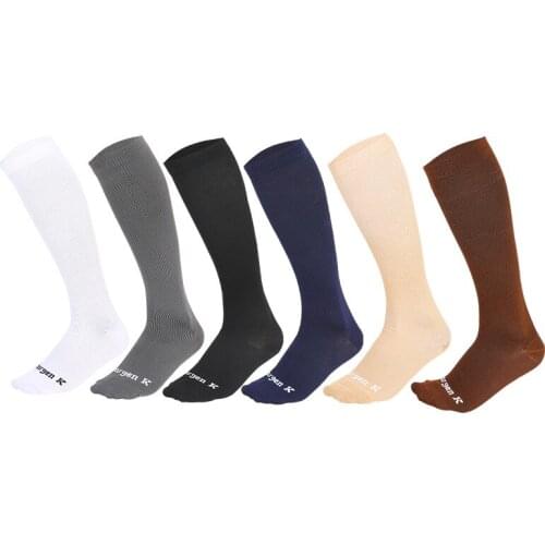 Spring and Autumn Mens Sports Long Tube Compression Socks Solid Color Letters Casual Breathable Football Quick-drying Couples