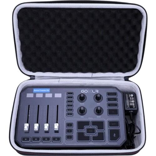 LTGEM EVA Hard Case for GoXLR-Mixer,Sampler,&Voice FX for Streamers