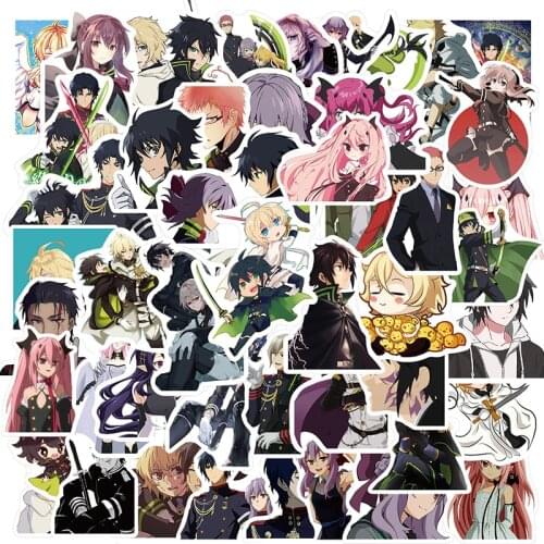 10/30/50 Cartoon Anime Seraph Of The End Graffiti Stickers Waterproof Fridge Guitar Laptop Motorcycle Skateboard Joke Decal Gift