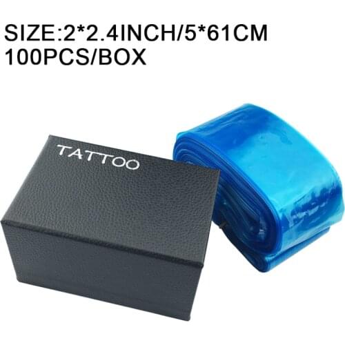 100pcs Pro Disposable Hygiene Plastic Tattoo Clip Cord Sleeves Cover Bag Professional Tattoo Accessory for Tattoo Machine Supply