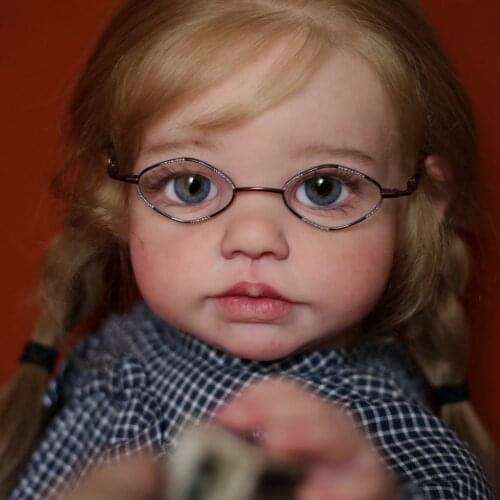 26 Inch Reborn Baby Accessories DIY Blank Kit 65 CM Princess Toddler Fresh Color Soft Touch Unpainted Unfinished Doll Part