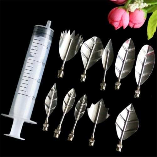 3D Jelly Art Tools Jelly Cake Jello Aart Gelatin Tools Pudding Nozzle Syringe Set Russian Nozzles Wholesale 11 Pcs/set