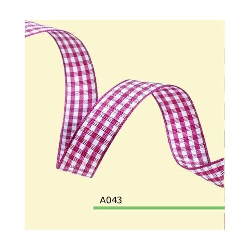 5/8" Inch 16mm Gingham Ribbon For Hair Bow