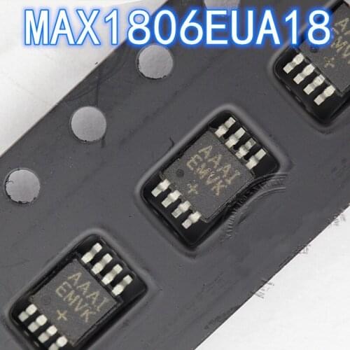 5PCS-50PCS MAX1806EUA18 MSOP-8 1806EUA18 MSOP8 Code: AAAI low dropout voltage regulator chip