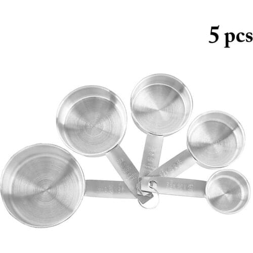 5pcs Kitchen Measuring Spoons Teaspoon Coffee Sugar Scoop Cake Baking Flour Measuring Cups Kitchen Cooking Tools
