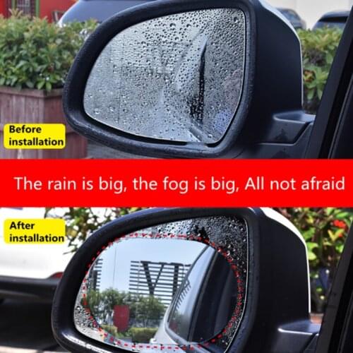 1 Pair Car Rainproof Rearview Mirror Protective Film for Ford Focus Kuga Fiesta Ecosport Mondeo Escape Explorer Edge Mustang