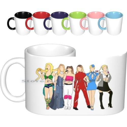Britney Outfits #2 Ceramic Mugs Coffee Cups Milk Tea Mug Britney Britney Spears Its Britney Im A Slave 4 U Justin Timberlake