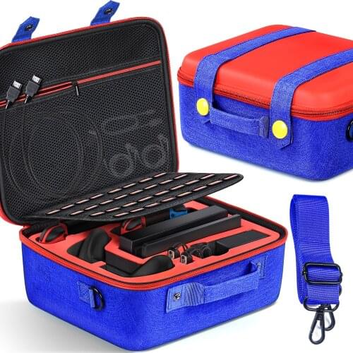 Switch Carry Case for Nintendo Protective Hard Shell Messenger Bag Switch Travel Case for Nintendo Switch Console & Accessories