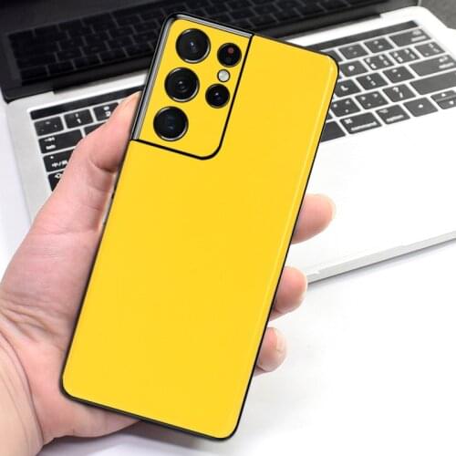 Bright Surface Decorative For Samsung Galaxy S21 S20 Ultra Plus Note 20 10 9 8 S10 S9 S8 Plus S10E Protector Back Film Sticker