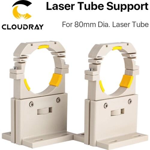 Cloudray Co2 Laser Tube Holder Support Mount Flexible Plastic Diameter 80mm for 75-180W Laser Engraving Cutting Machine