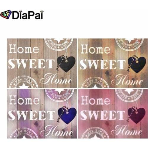 DIAPAI 5D DIY Diamond Painting 100% Full Square/Round Drill "Text landscape" 3D Embroidery Cross Stitch Home Decor