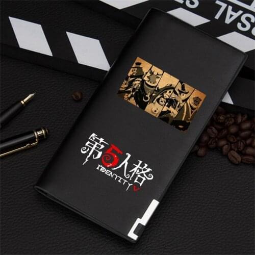 Game Identity V Wallet Emily Dyer Doctor Jack Cosplay Long Style Purse Student Card Holder Billfold Men Women Notecase Xmas Gift