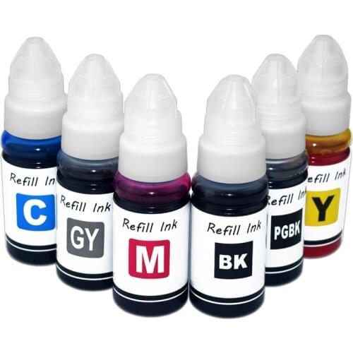 6Color PGI-250 CLI-251 Refill Dye Pigment Ink for Canon PIXMA MG6320 MG7120 iP7520 iP8720 Printer