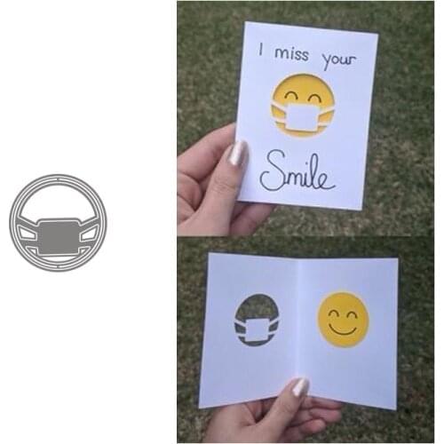 Metal Cutting Dies Smiley Stencils For DIY Scrapbooking Decorative Embossing Handcraft Die Cutting Template