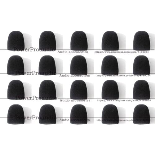 20PCS/LOT Microphone Sponage (inner) Windscreens Foam for Shure SM58 SM58S SM58LC BETA58 PG58 SLX24 grill Handheld Accessories