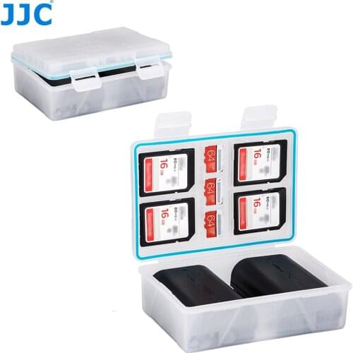 Multi-Function Waterproof Battery Storage Case Box for Panasonic Sony Canon Fujifilm Olympus Nikon SD MSD MSD Memory Card Case