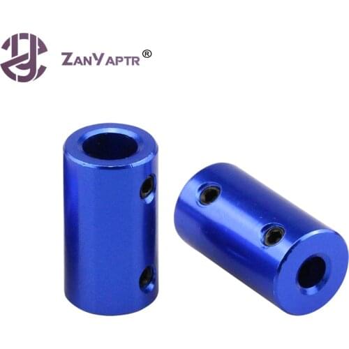 New Aluminum Alloy Coupler D14 L25 Blue Color 5mm to 8mm 5mm to 5mm Shaft for Motor Shaft Model Coupling 1Pcs Free Shipping