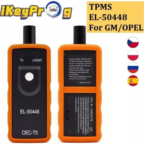 Opel EL-50448 TPMS EL-50448 OEC-T5 Auto Tire Pressure Monitor Sensor EL50448 TPMS Reset Tool Opel EL 50448 Tyre Pressure Sensor