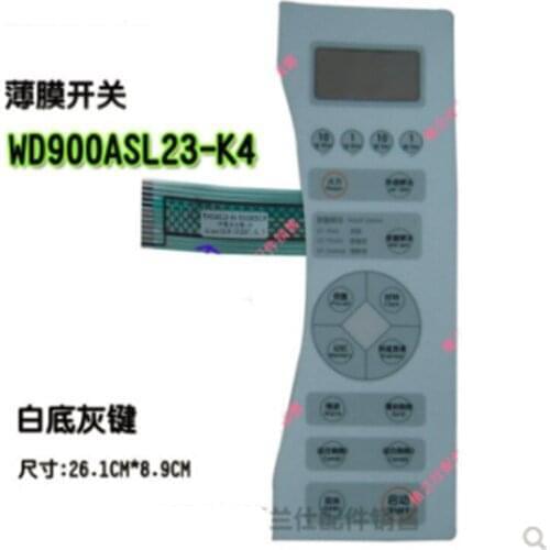 Microwave oven panel membrane switch WD900ASL23-K4 switch touch control button