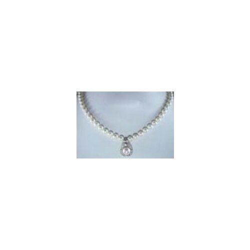 Genuine Freshwater White Pearl silver pendant Necklace