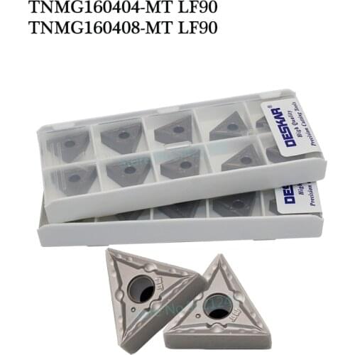 10pcs TNMG160404 TNMG160408 MT HQ R-S L-S LF90 Cermet Inserts DERSKAR insert Cutter Tool CNC Lathe Turning Tool For Steel