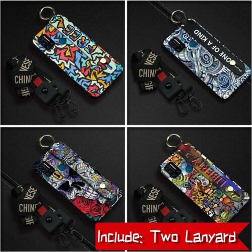 Silicone Kickstand Phone Case For UMIDIGI A7 Pro Original For Woman Wrist Strap Dirt-resistant