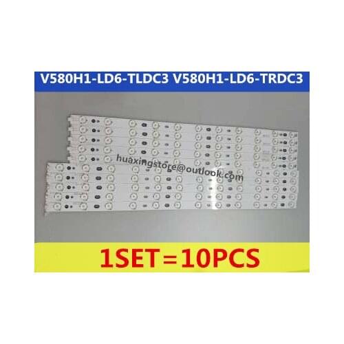 LED Backlight strip 23 lamp For Ko nka 58"TV V580H1-LD6-TLDC3 V580H1-LD6-TRDC3 V580HK1-LD6 D58LW7110 58L1350U DP58D34-LE58F328