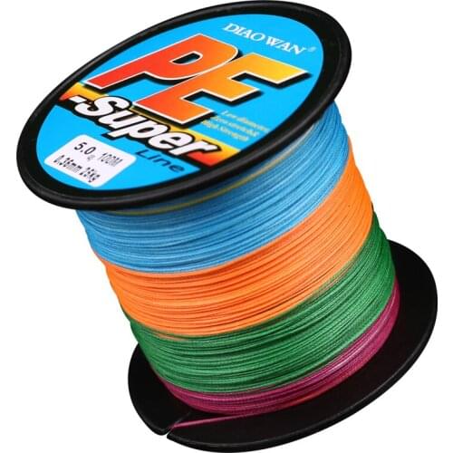 Lengthen High Strength Pesca 12 Braided Fishing Wire 100/300/500/100m Durable Rock Fishing Line Multicolored Wear-resistant Wire