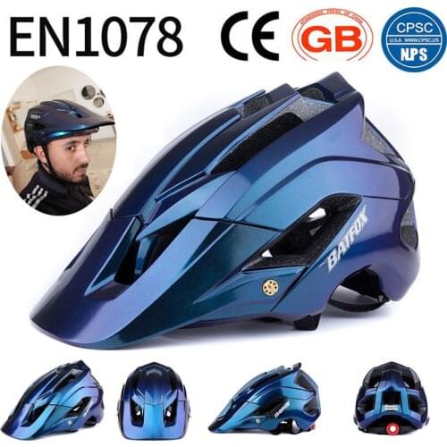 Batfox New Mtb Bicycle Helmet Ultra-Lightweight Mountain Road Cycling Outdoor Sports Riding Protective Helmets Casco Ciclismo