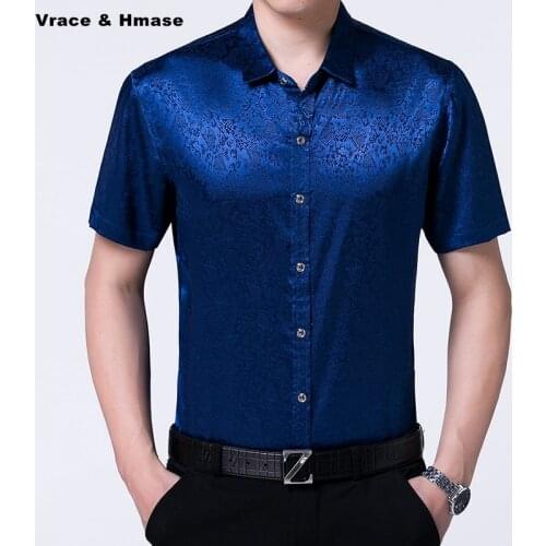 Vrace & Hmase Men's Dress Shirts
