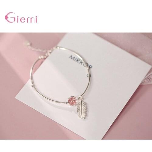 Big Promotion Genuine 925 Sterling Silver Bracelet & Bangles For Women Girls Wedding Engagement Anniversary Jewelry Accessory