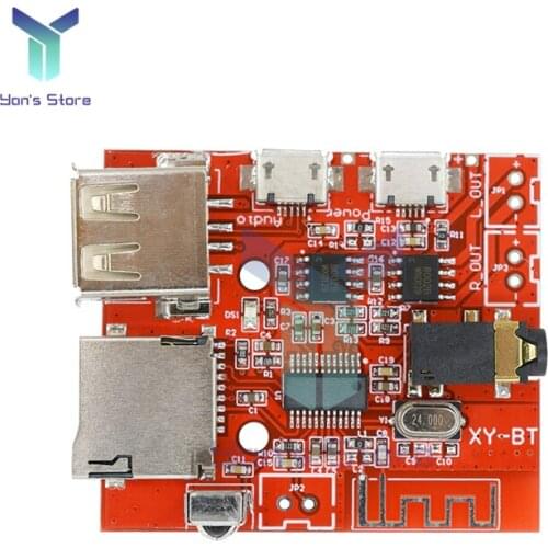 1 Set Bluetooth Decoding Board 4.1 MP3 WAV Car Speaker Audio Receiver 3W Amplifier Module Support USB TF U-DISK IR Remote Board