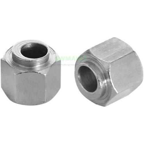 10pcs Reprap 3D printer accessory stainless steel Eccentric Nut, Diameter 4 mm, hexagonal, height 8.6 mm for V wheel v-slot