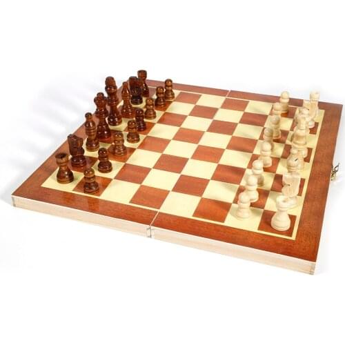 3 in 1 Wooden Chess Backgammon Draughts Set Board Games Travel Chess Puzzle Educational Game Gift juegos de mesa