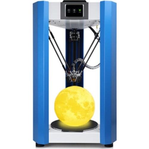 High Precision Delta 3D Printer Magnetic Platform WiFi Connection Fast 3D Printer High Efficiency Self-leveling Moon Light Print
