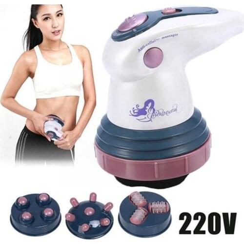 Anti Cellulite Massager Electric Full Body Slimming Massager Roller Handheld Infrared Massage For Leg Hip Belly Fat Remover